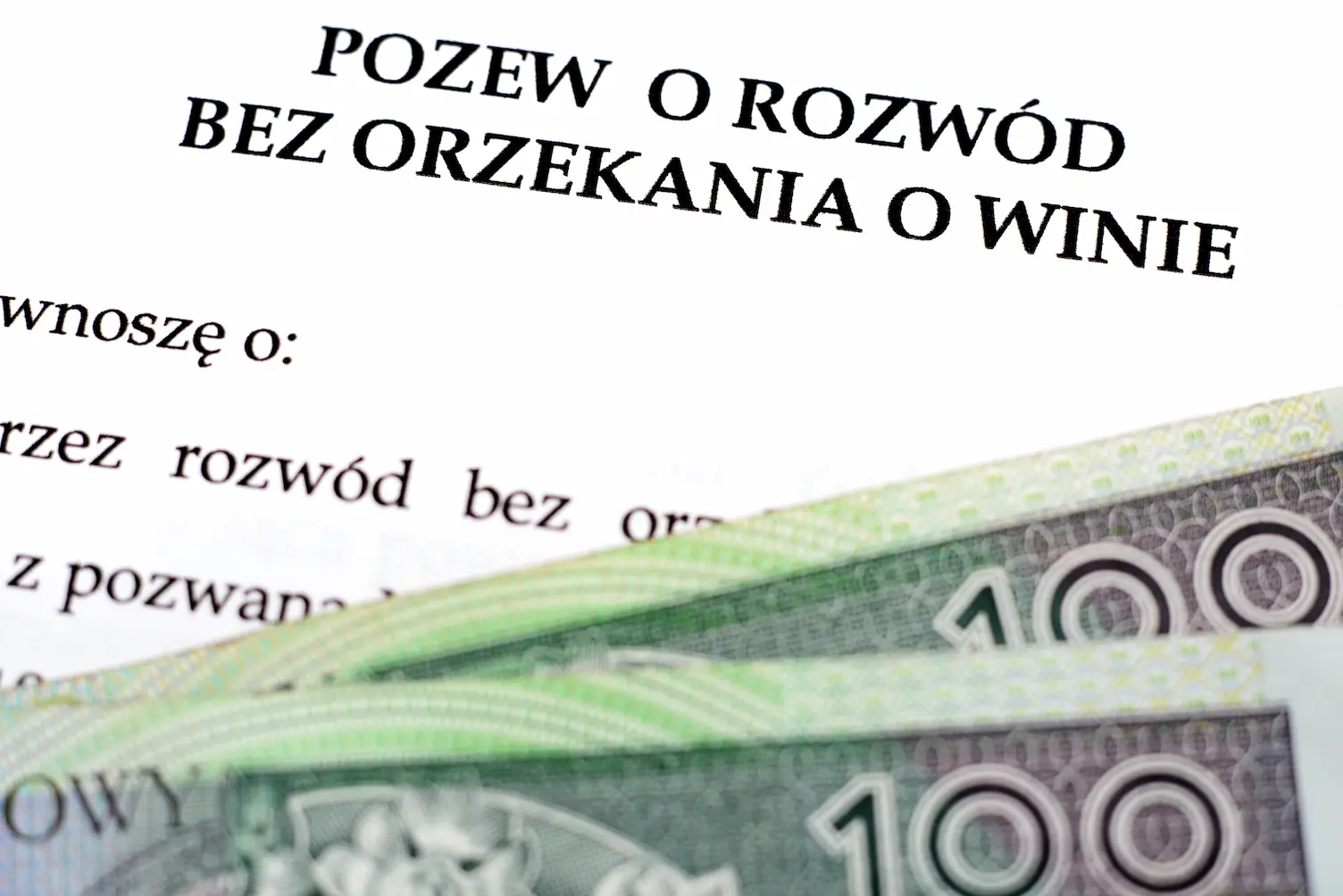 rozwód bez orzekania o winie